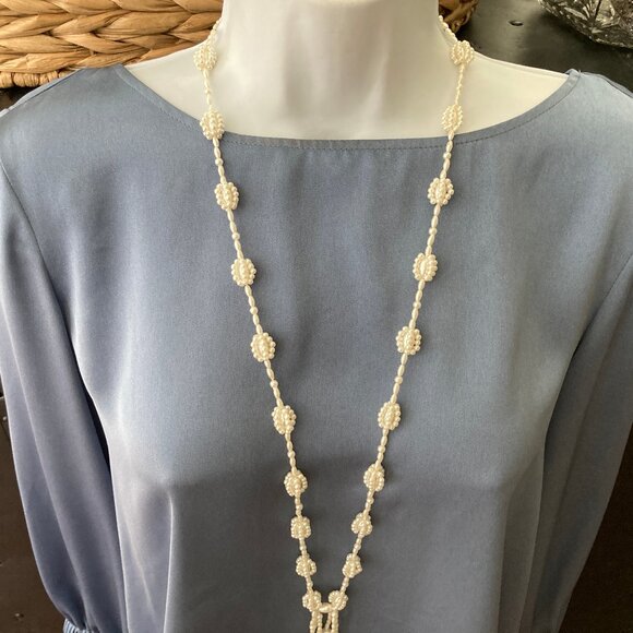 Banana Republic Elegant Slate Blue 3/4 Sleeve Women's Blouse Size Medium - Picture 2 of 8